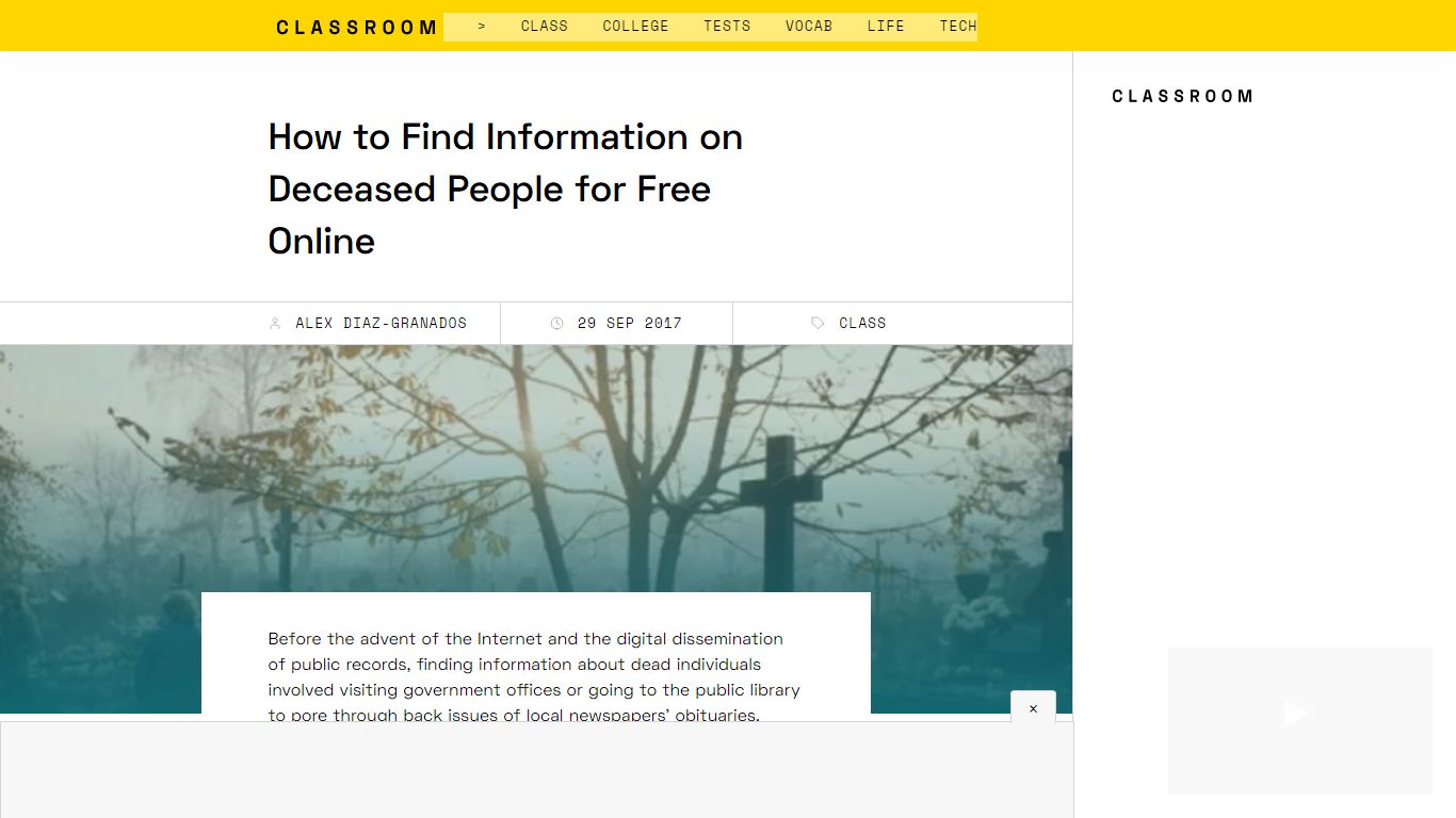 How to Find Information on Deceased People for Free Online